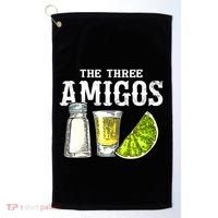 The Three Amigos Lime Salt Tequila Funny Cinco De Mayo Gifts Golf Towel thumb 0