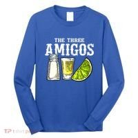 The Three Amigos Lime Salt Tequila Funny Cinco De Mayo Gifts Long Sleeve Shirt thumb 0