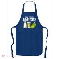 The Three Amigos Lime Salt Tequila Funny Cinco De Mayo Gifts Apron thumb 0