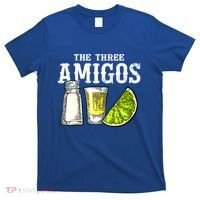 The Three Amigos Lime Salt Tequila Funny Cinco De Mayo Gifts T-Shirt thumb 0