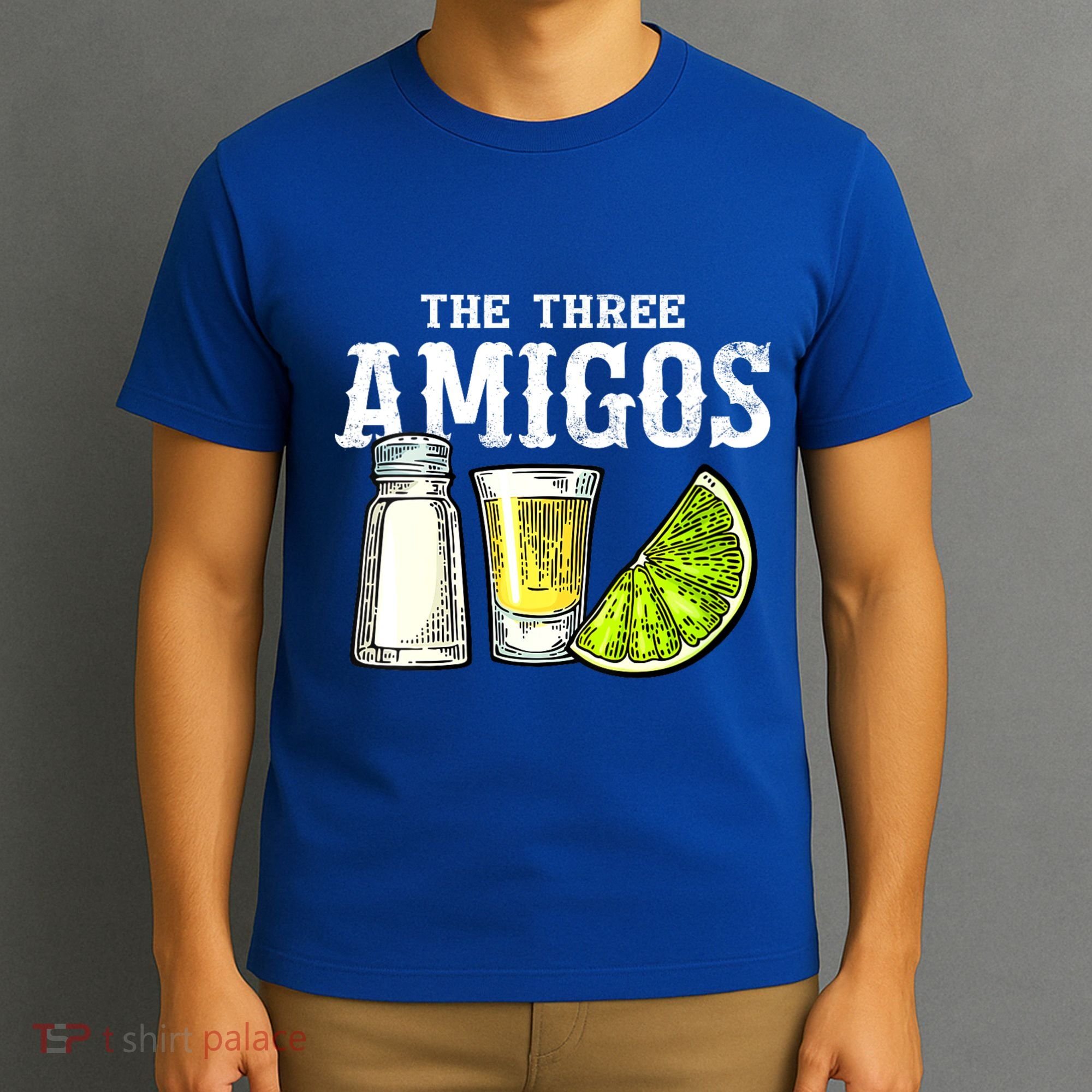 The Three Amigos Lime Salt Tequila Funny Cinco De Mayo Gifts T-Shirt