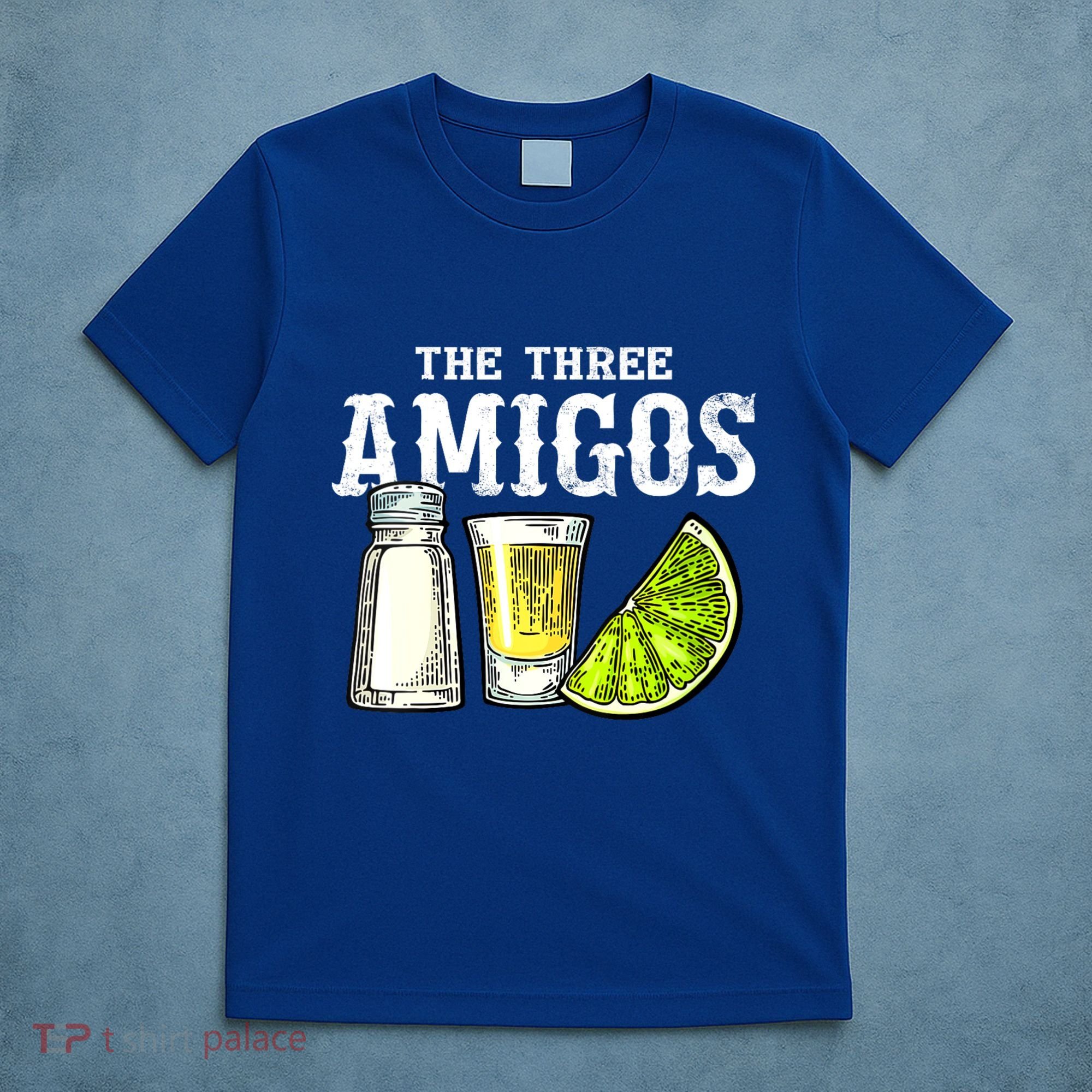 The Three Amigos Lime Salt Tequila Funny Cinco De Mayo Gifts T-Shirt