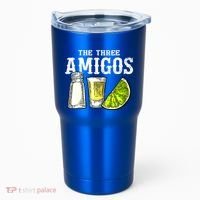 The Three Amigos Lime Salt Tequila Funny Cinco De Mayo Gifts Tumbler thumb 0
