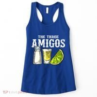 The Three Amigos Lime Salt Tequila Funny Cinco De Mayo Gifts Women's Tank Top thumb 0