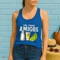 The Three Amigos Lime Salt Tequila Funny Cinco De Mayo Gifts Women's Tank Top thumb 2
