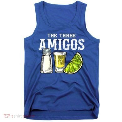 The Three Amigos Lime Salt Tequila Funny Cinco De Mayo Gifts Tank Top