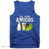The Three Amigos Lime Salt Tequila Funny Cinco De Mayo Gifts Tank Top thumb 0