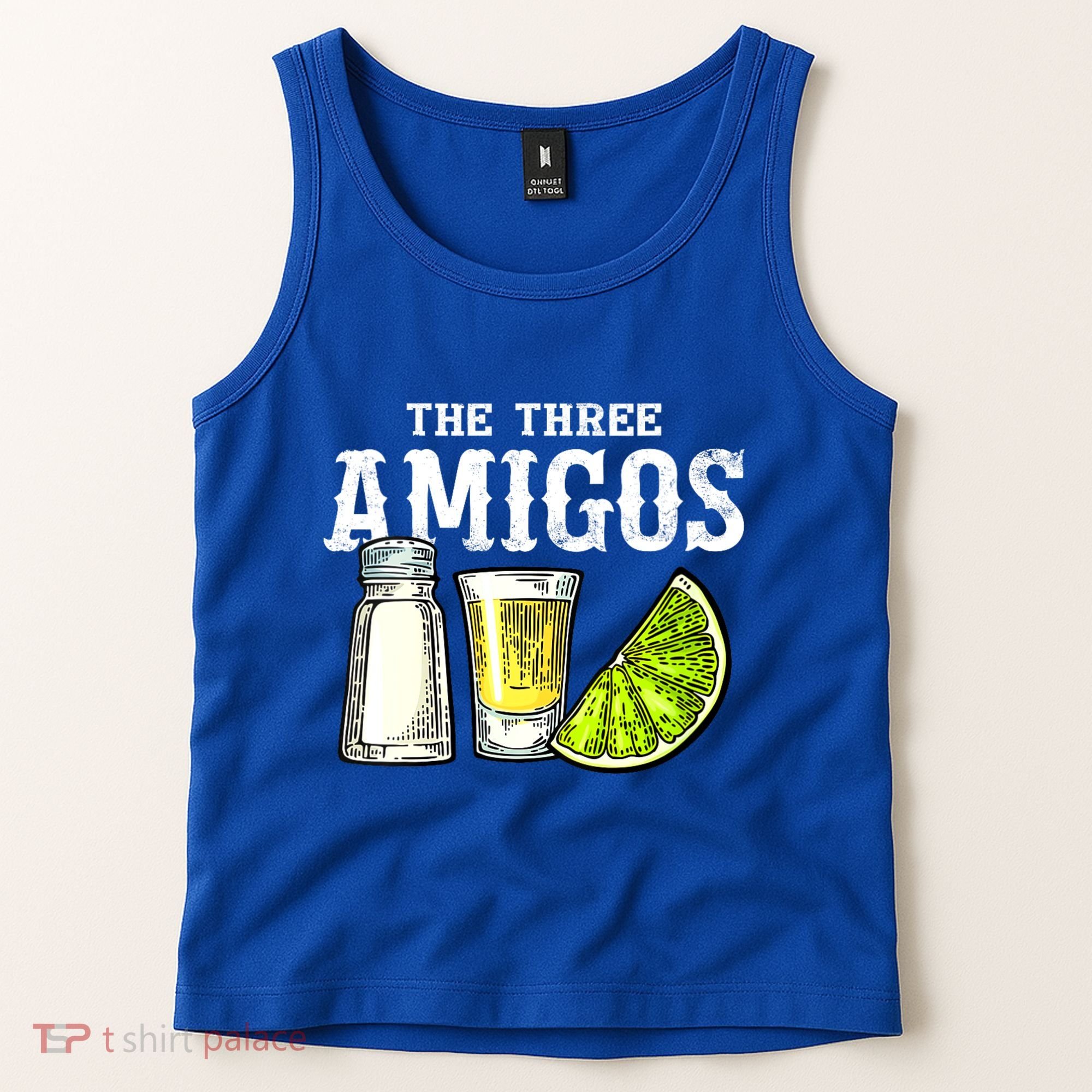 The Three Amigos Lime Salt Tequila Funny Cinco De Mayo Gifts Tank Top