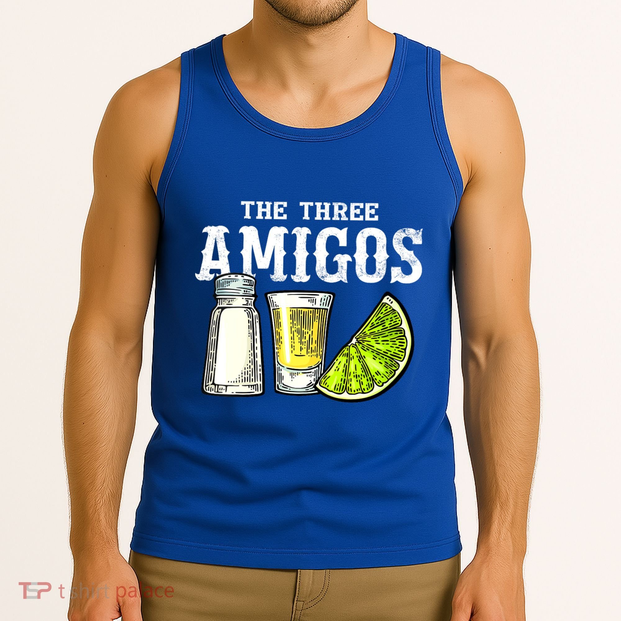 The Three Amigos Lime Salt Tequila Funny Cinco De Mayo Gifts Tank Top