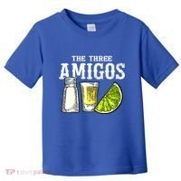 The Three Amigos Lime Salt Tequila Funny Cinco De Mayo Gifts Toddler T-Shirt thumb 0