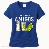 The Three Amigos Lime Salt Tequila Funny Cinco De Mayo Gifts Women's T-Shirt thumb 0