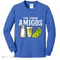 The Three Amigos Lime Salt Tequila Funny Cinco De Mayo Gifts Kids Long Sleeve Shirt thumb 0