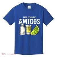The Three Amigos Lime Salt Tequila Funny Cinco De Mayo Gifts Kids T-Shirt thumb 0