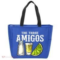 The Three Amigos Lime Salt Tequila Funny Cinco De Mayo Gifts Tote Bag thumb 0