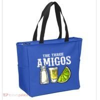 The Three Amigos Lime Salt Tequila Funny Cinco De Mayo Gifts Tote Bag thumb 2