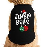 Tinsel Tits Jingle Balls Funny Matching Christmas Couple Chestnuts Doggie Tank thumb 0