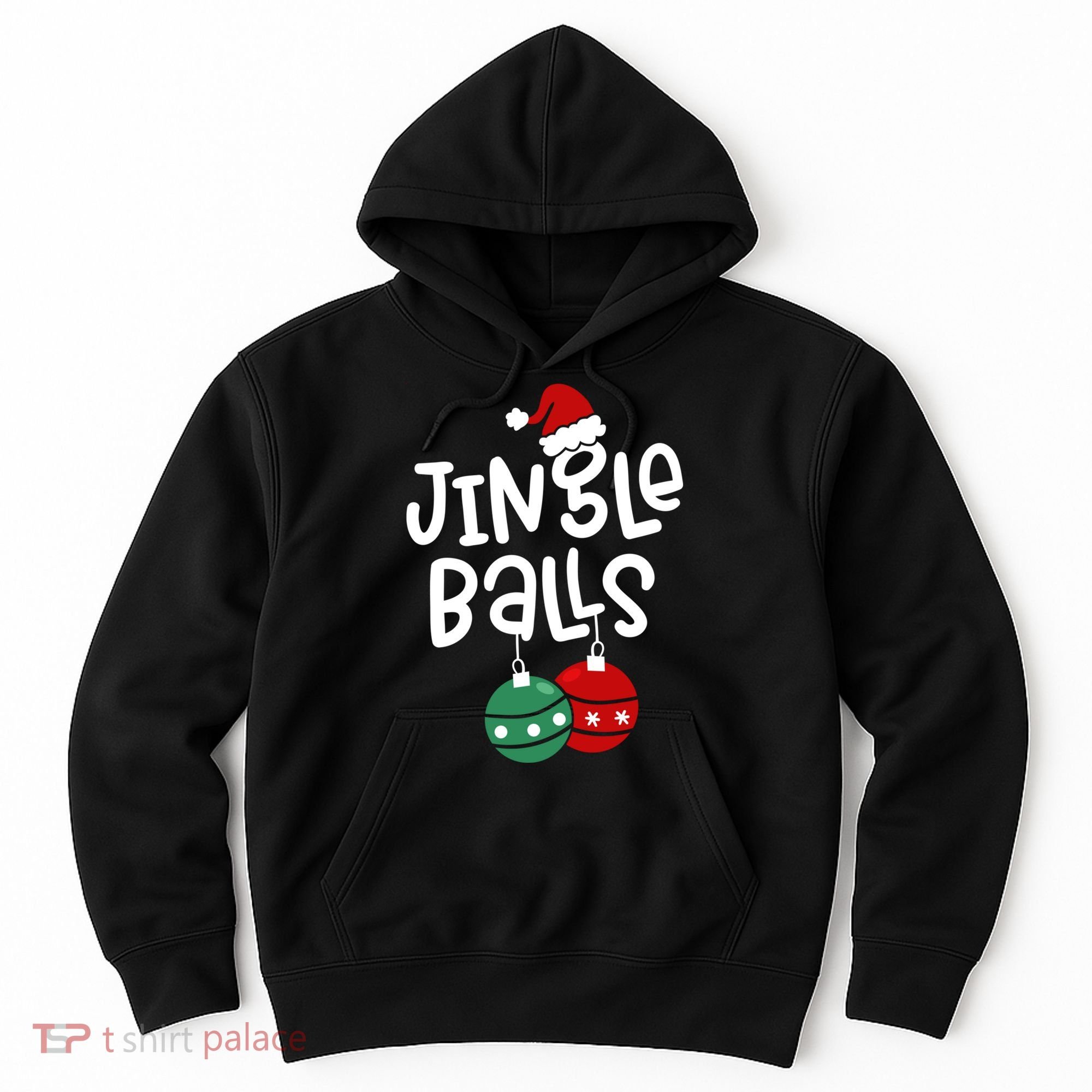 Tinsel Tits Jingle Balls Funny Matching Christmas Couple Chestnuts Hoodie