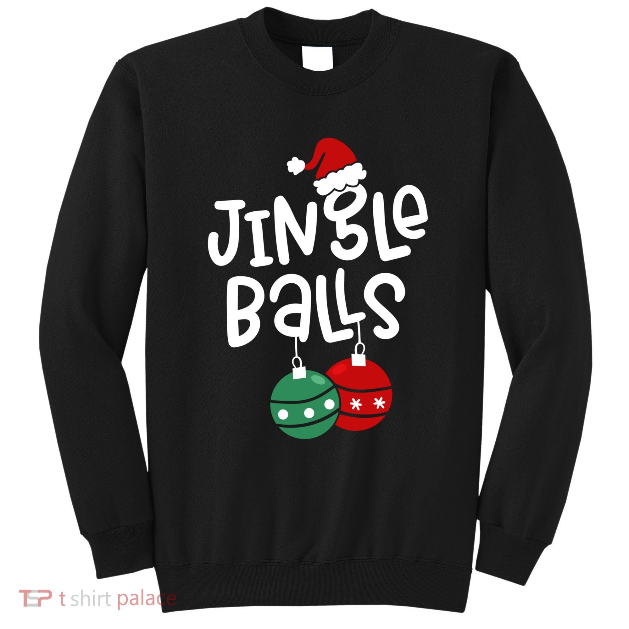Tinsel Tits Jingle Balls Funny Matching Christmas Couple Chestnuts Sweatshirt