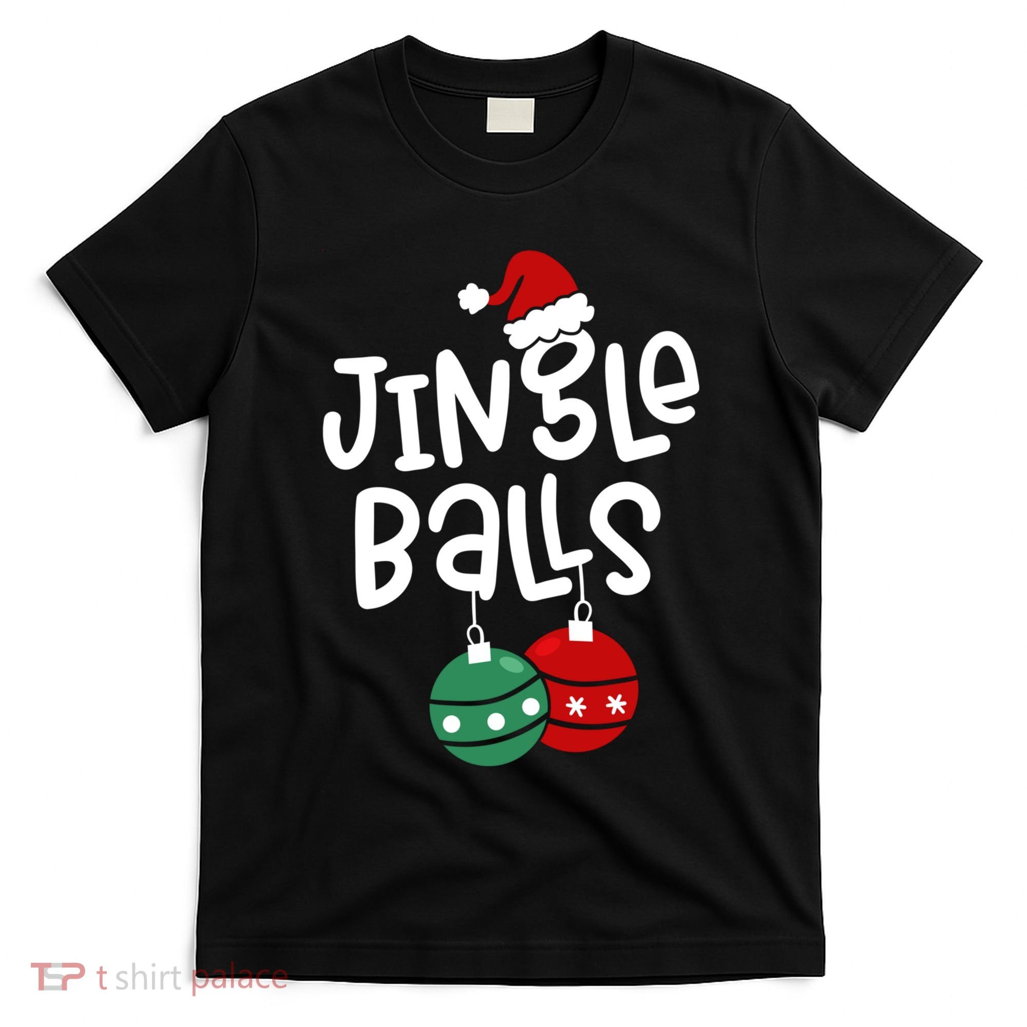 Tinsel Tits Jingle Balls Funny Matching Christmas Couple Chestnuts T-Shirt