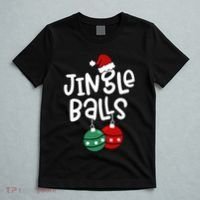 Tinsel Tits Jingle Balls Funny Matching Christmas Couple Chestnuts T-Shirt thumb 5