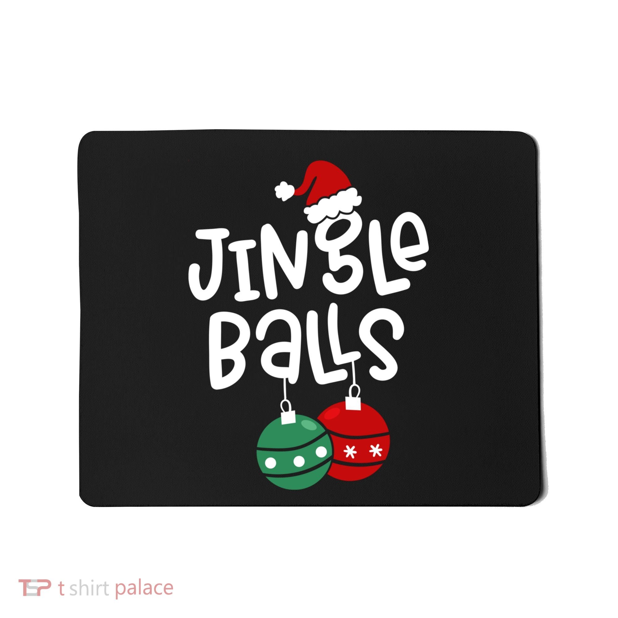 Tinsel Tits Jingle Balls Funny Matching Christmas Couple Chestnuts Mousepad