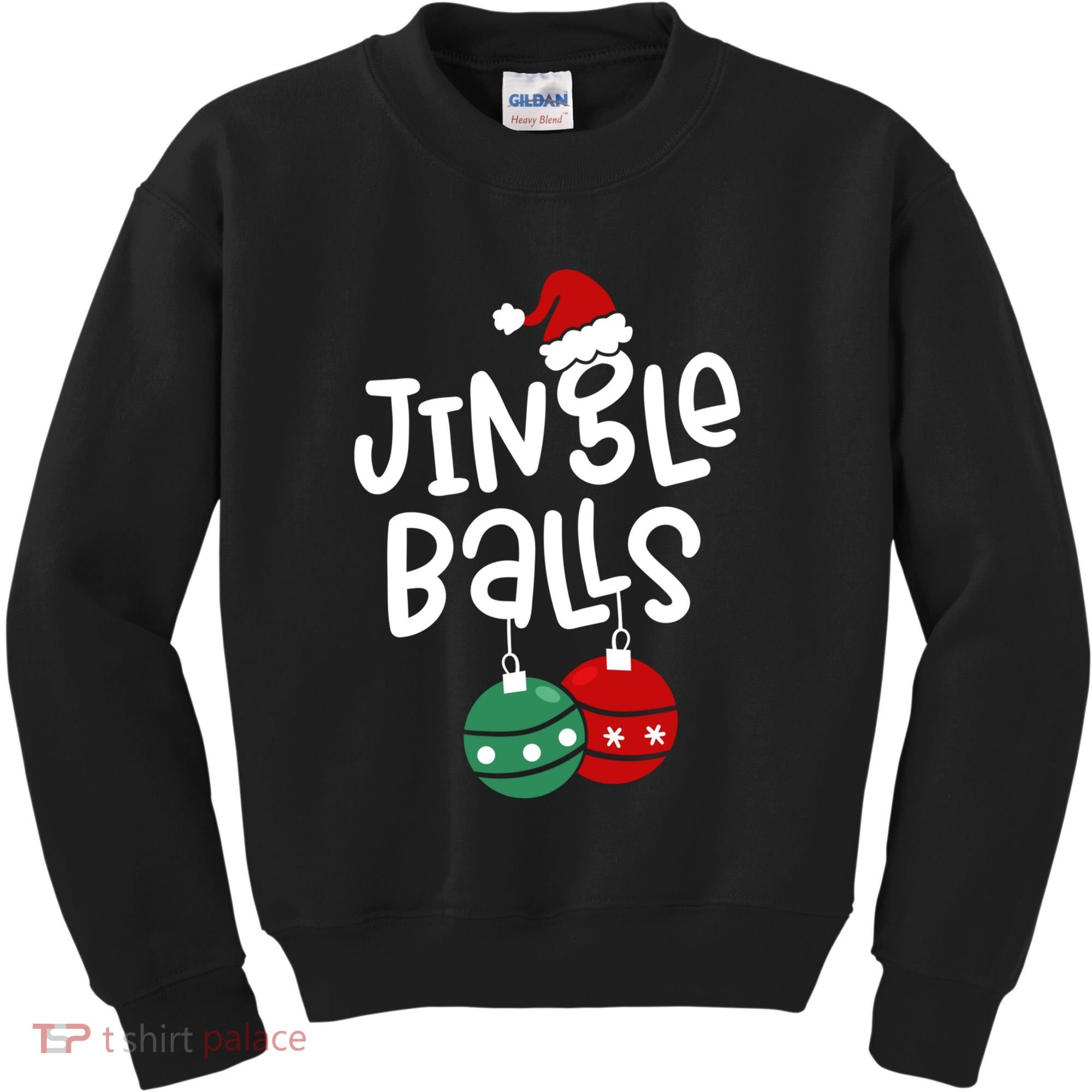 Tinsel Tits Jingle Balls Funny Matching Christmas Couple Chestnuts Kids Sweatshirt