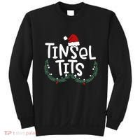 Tinsel Tits Jingle Balls Funny Matching Christmas Couple Chestnuts Sweatshirt thumb 0