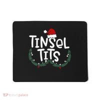 Tinsel Tits Jingle Balls Funny Matching Christmas Couple Chestnuts Mousepad thumb 0