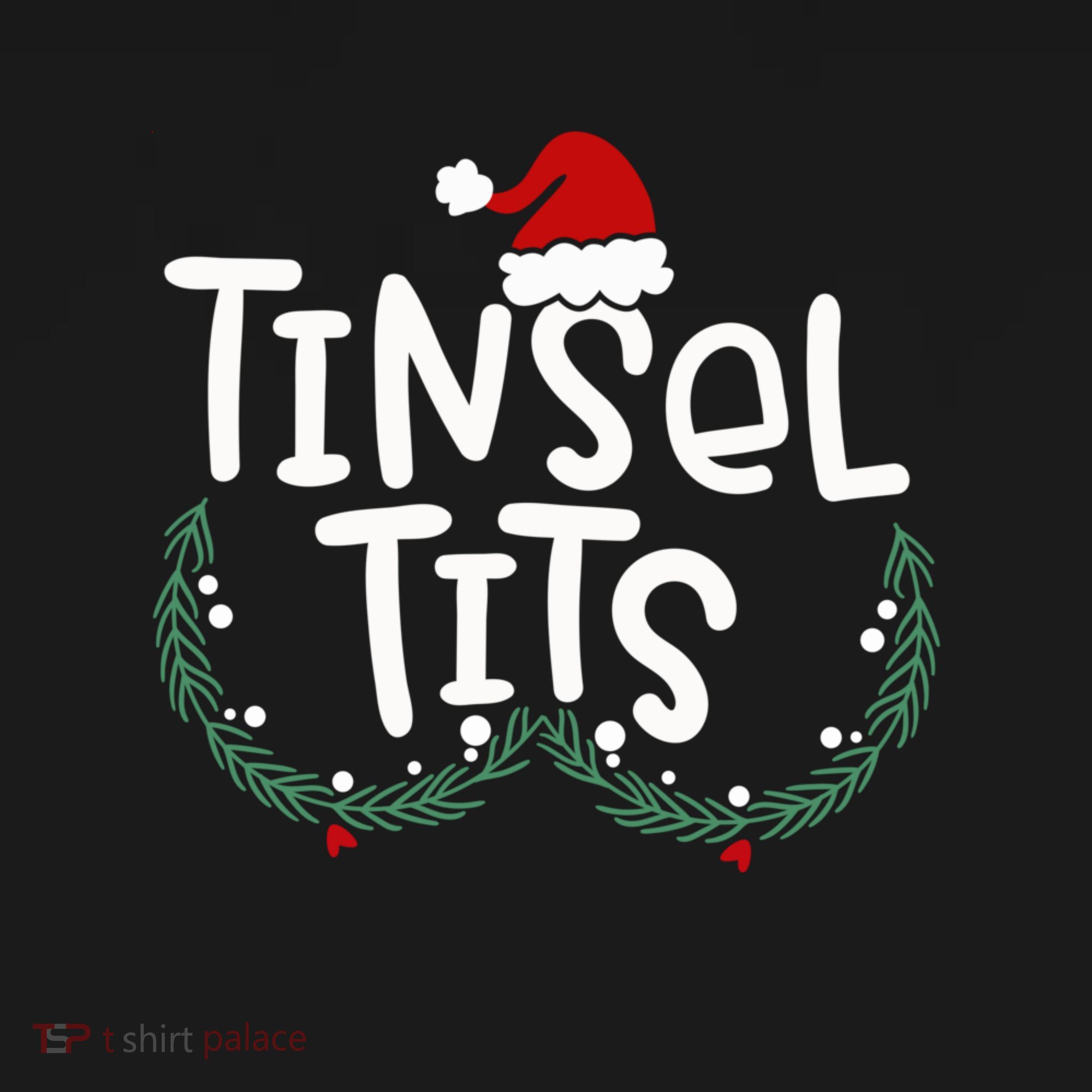 Tinsel Tits Jingle Balls Funny Matching Christmas Couple Chestnuts Kids T-Shirt