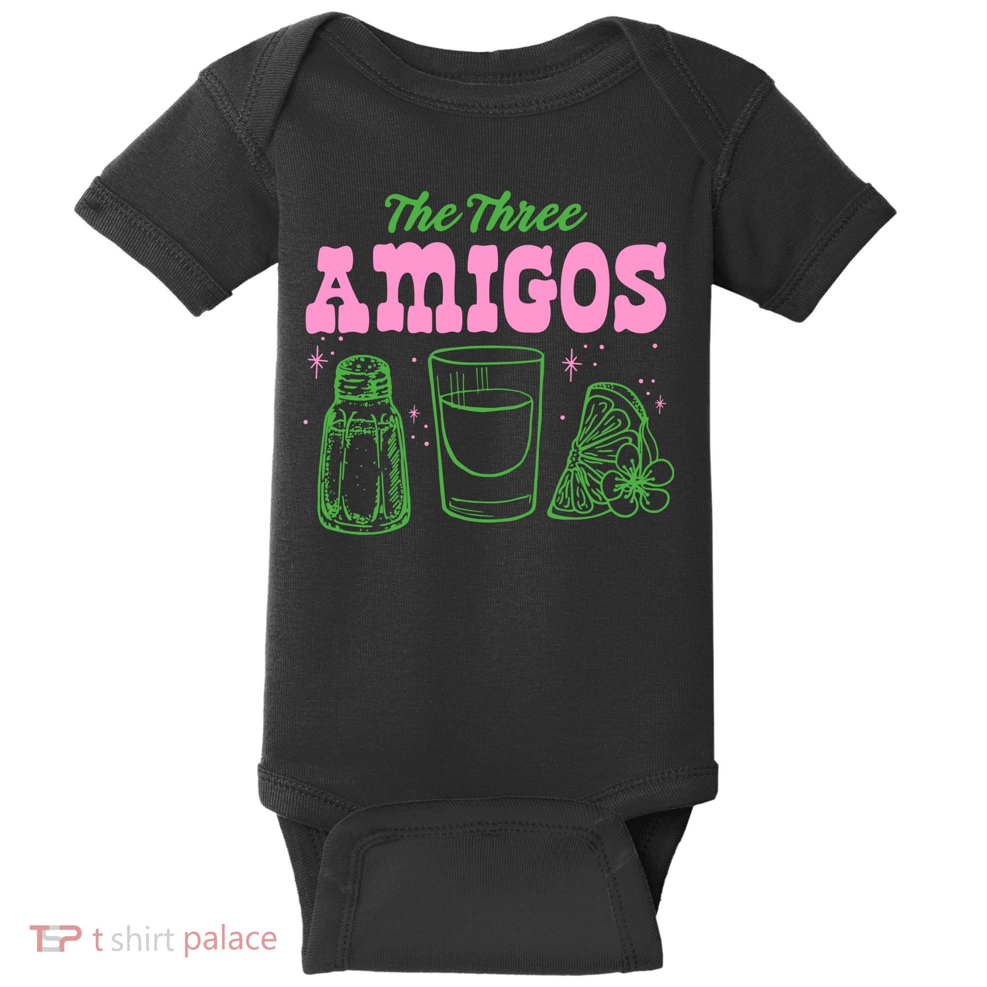 The Three Amigos Margarita Cocktail Baby Bodysuit