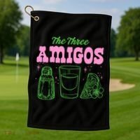 The Three Amigos Margarita Cocktail Golf Towel thumb 1