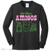 The Three Amigos Margarita Cocktail Kids Long Sleeve Shirt thumb 0