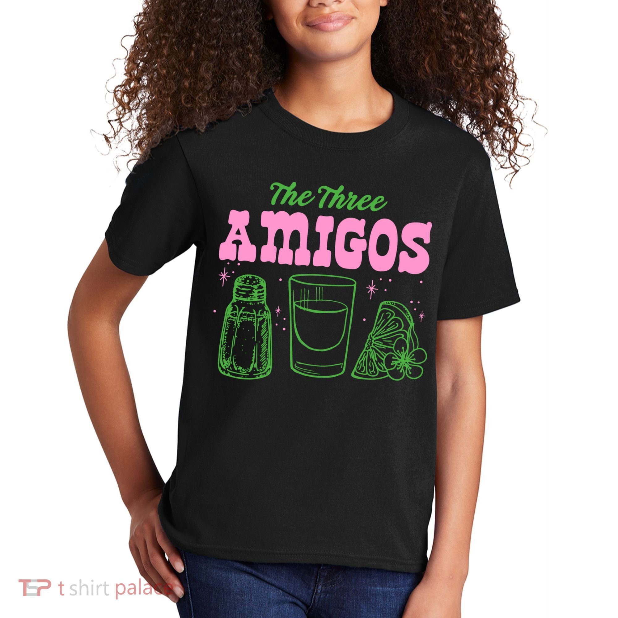 The Three Amigos Margarita Cocktail Kids T-Shirt