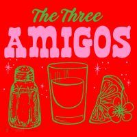 The Three Amigos Margarita Cocktail Santa Hat thumb 1