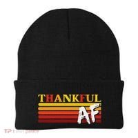 Thanksgiving Thankful Af Sarcastic Saying Rude Humor Beanie thumb 0