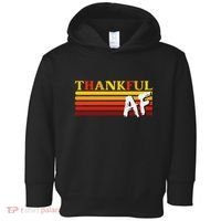 Thanksgiving Thankful Af Sarcastic Saying Rude Humor Toddler Hoodie thumb 0