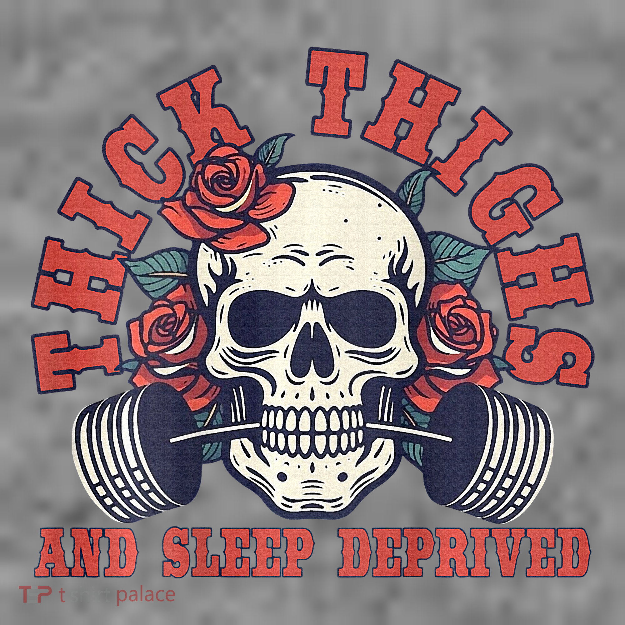 Thick Thighs And Sleep Deprived On Back Toddler Hoodie