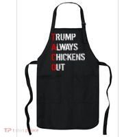 Taco Trump Always Chickens Out Apron thumb 0