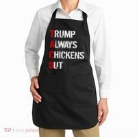 Taco Trump Always Chickens Out Apron thumb 2