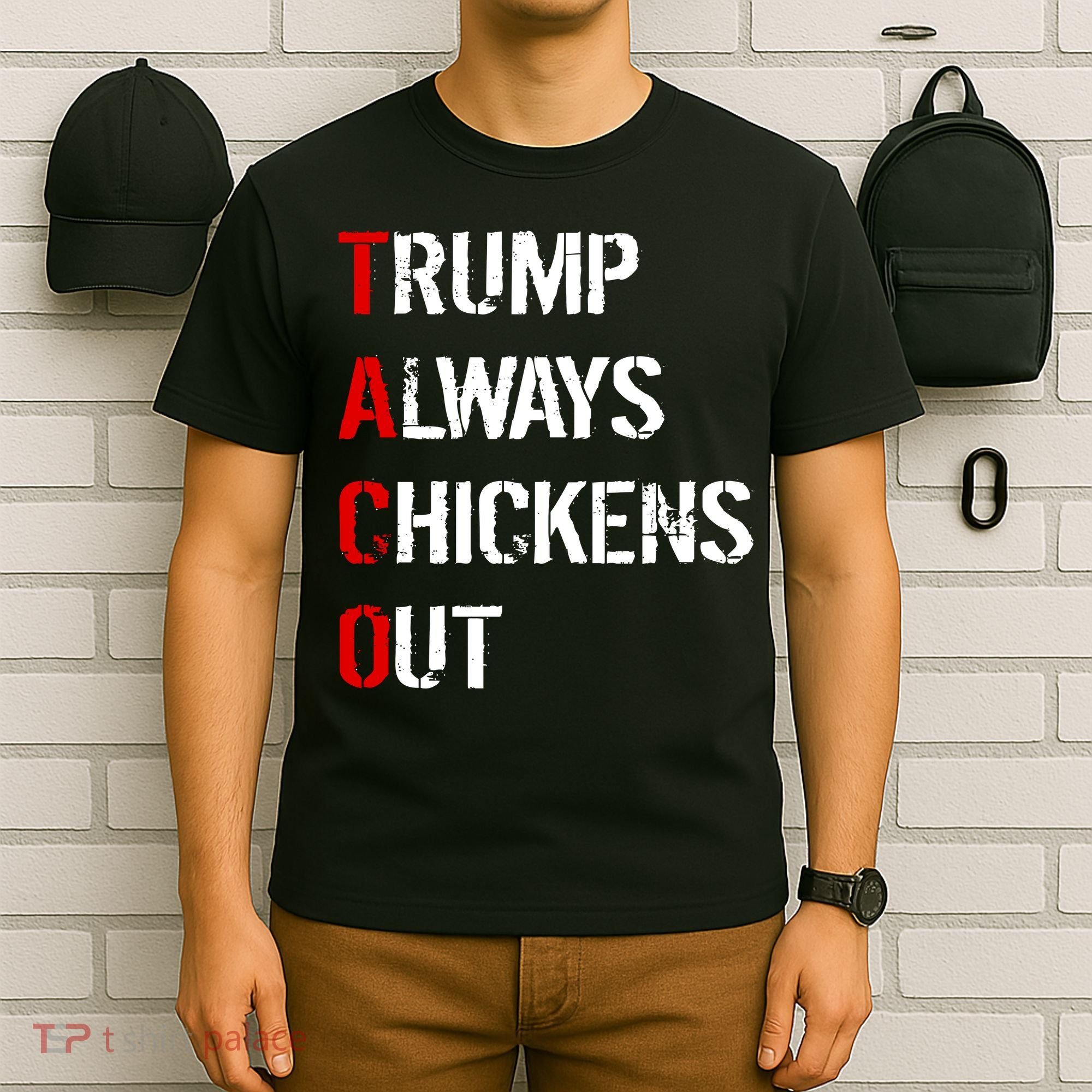 Taco Trump Always Chickens Out T-Shirt