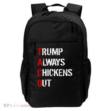 Taco Trump Always Chickens Out Backpack