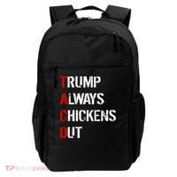 Taco Trump Always Chickens Out Backpack thumb 0