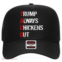 Taco Trump Always Chickens Out Hat thumb 0
