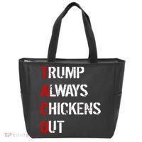 Taco Trump Always Chickens Out Tote Bag thumb 0