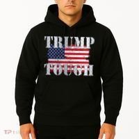 Trump Tough American Flag Hoodie thumb 2