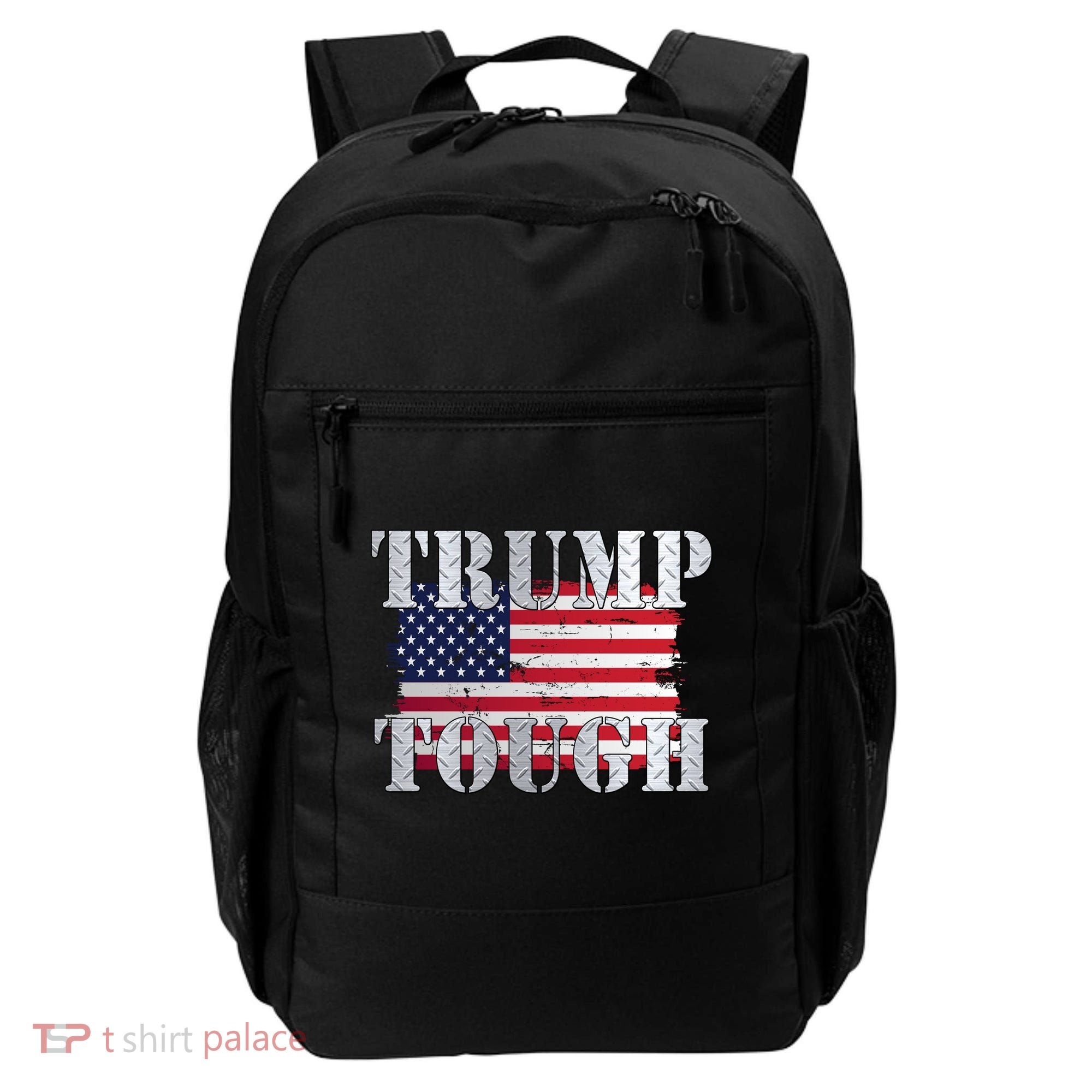 Trump Tough American Flag Backpack