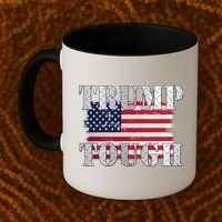 Trump Tough American Flag Coffee Mug thumb 2