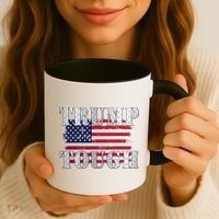 Trump Tough American Flag Coffee Mug thumb 3
