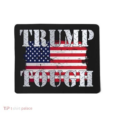 Trump Tough American Flag Mousepad