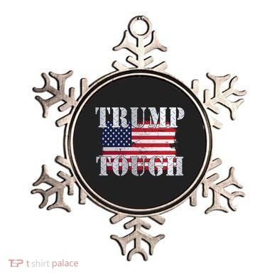 Trump Tough American Flag Ornament